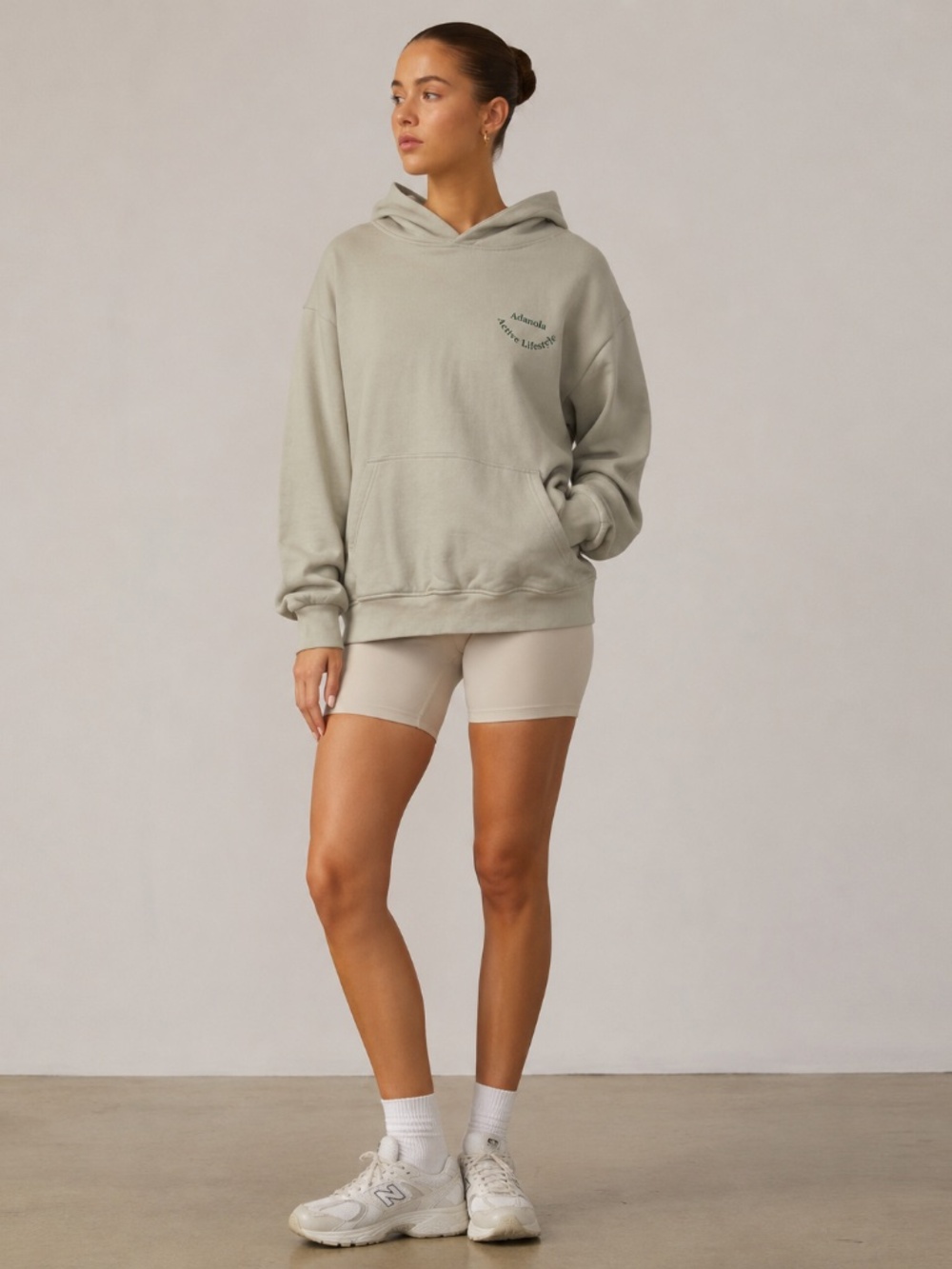 Adanola Active Lifestyle Oversized Hoodie Beige Neutral